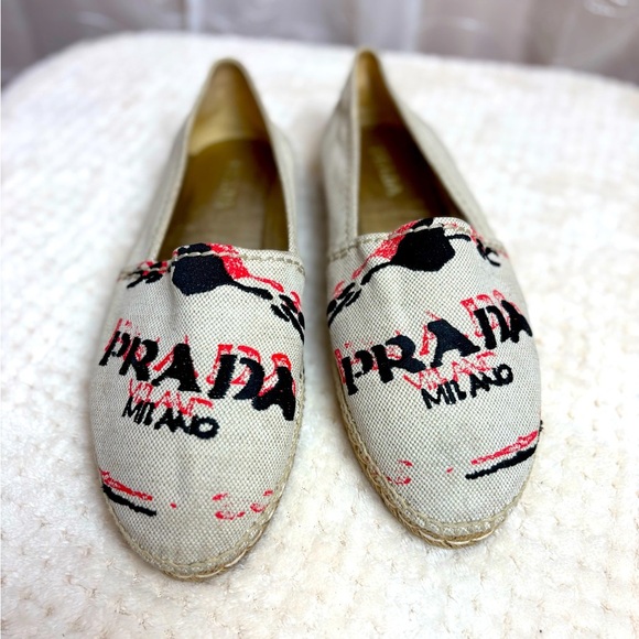Prada Milano Slip On Spain Woman’s 40-1/2;US 10 - Picture 1 of 12